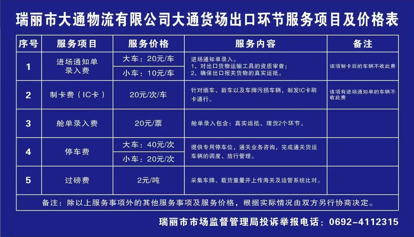 瑞丽口岸收费公示表.jpg